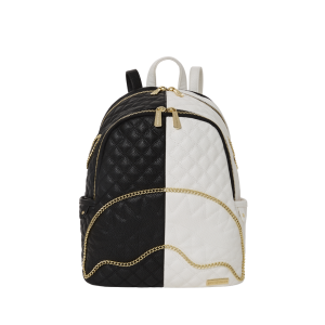 LEVELED UP SPLIT QUILT SHARK SAVAGE BACKPACK